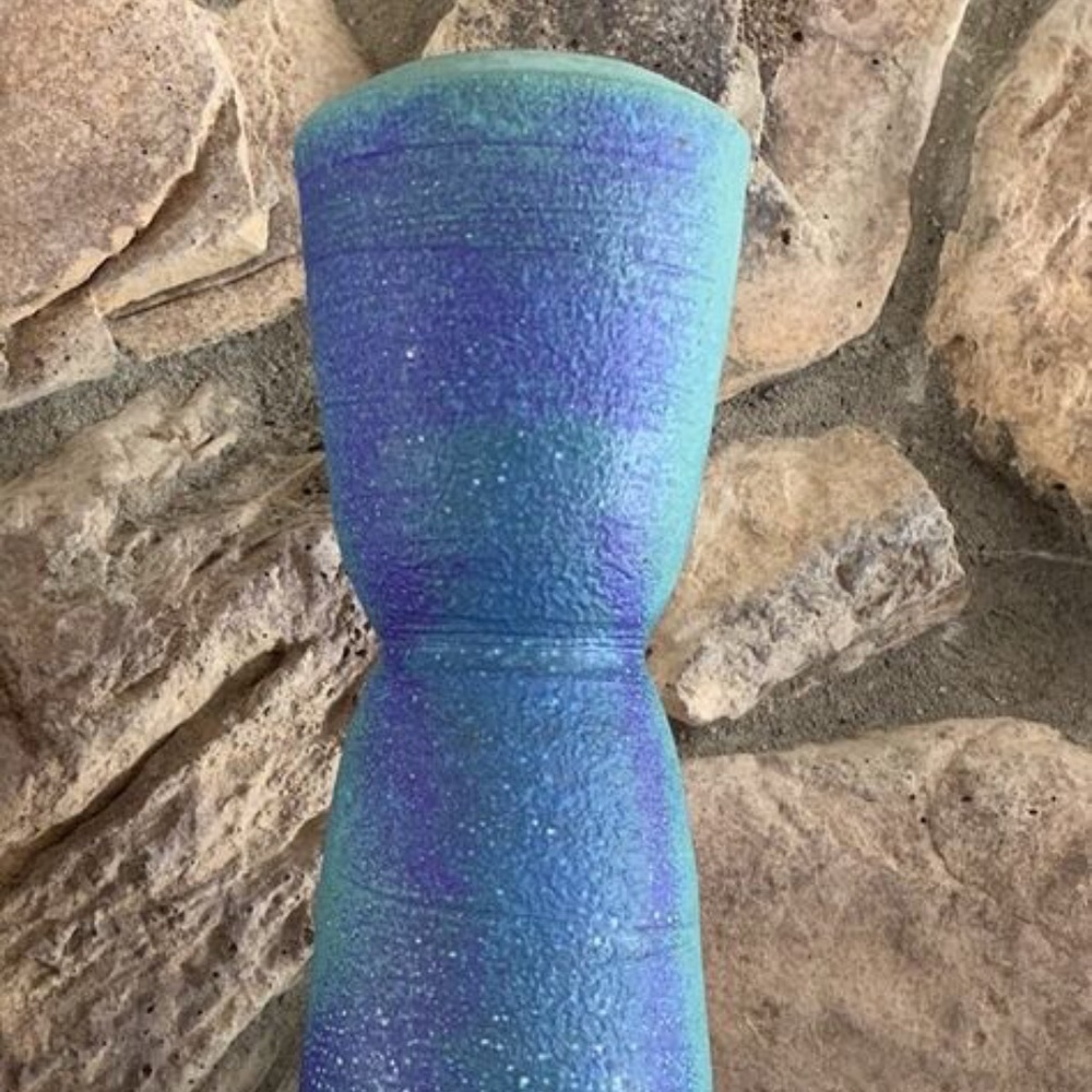 KOFFMAN STUNNING STUDIO POTTERY VASE UNIQUE SIGNED TALL
